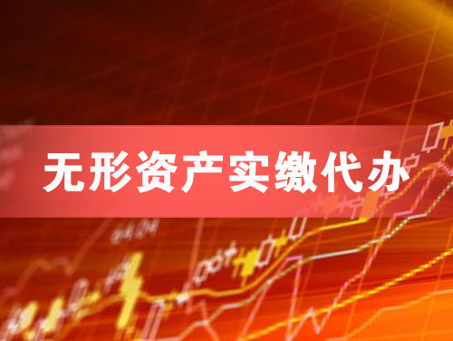 安陆无形资产实缴资本代办